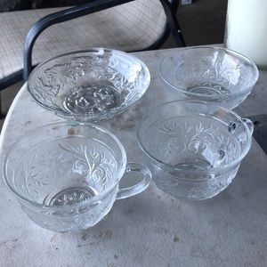 Vintage glassware